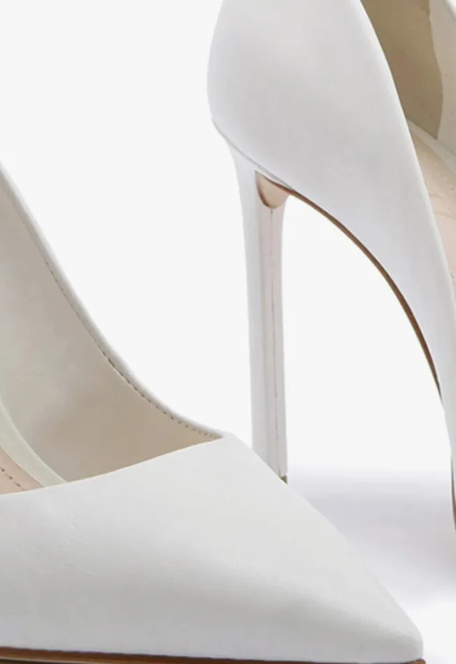 Schutz Shoes Women Lou Leather Pump White