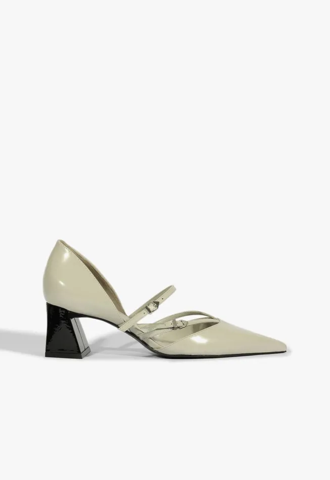Schutz Shoes Women Rue Mid Pump Grey