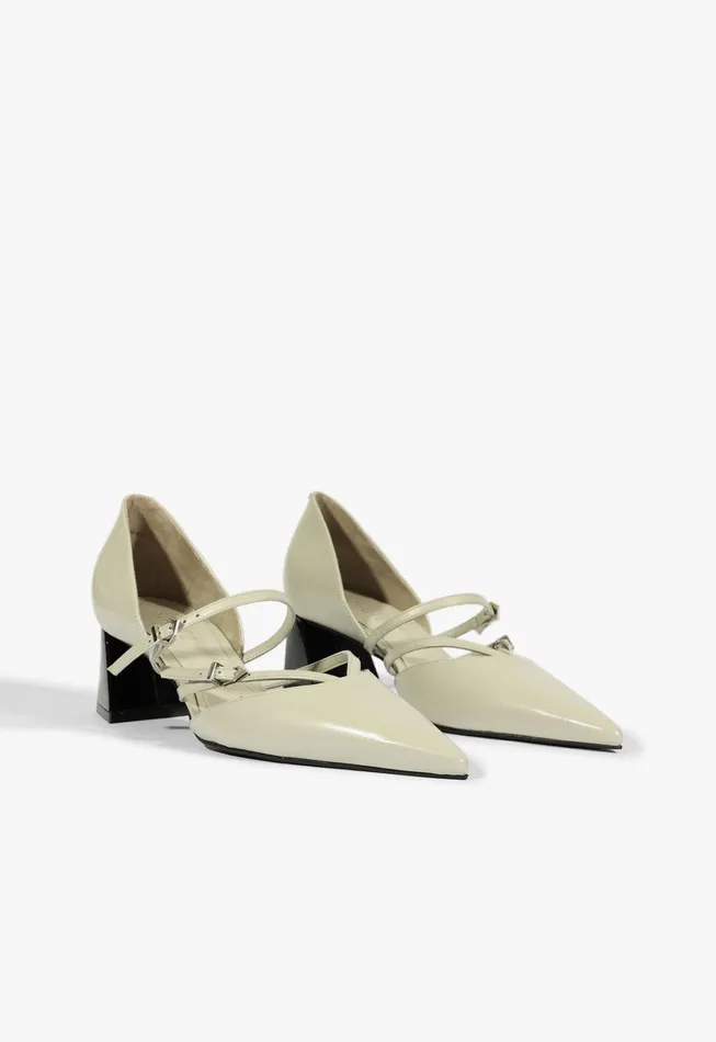 Schutz Shoes Women Rue Mid Pump Grey