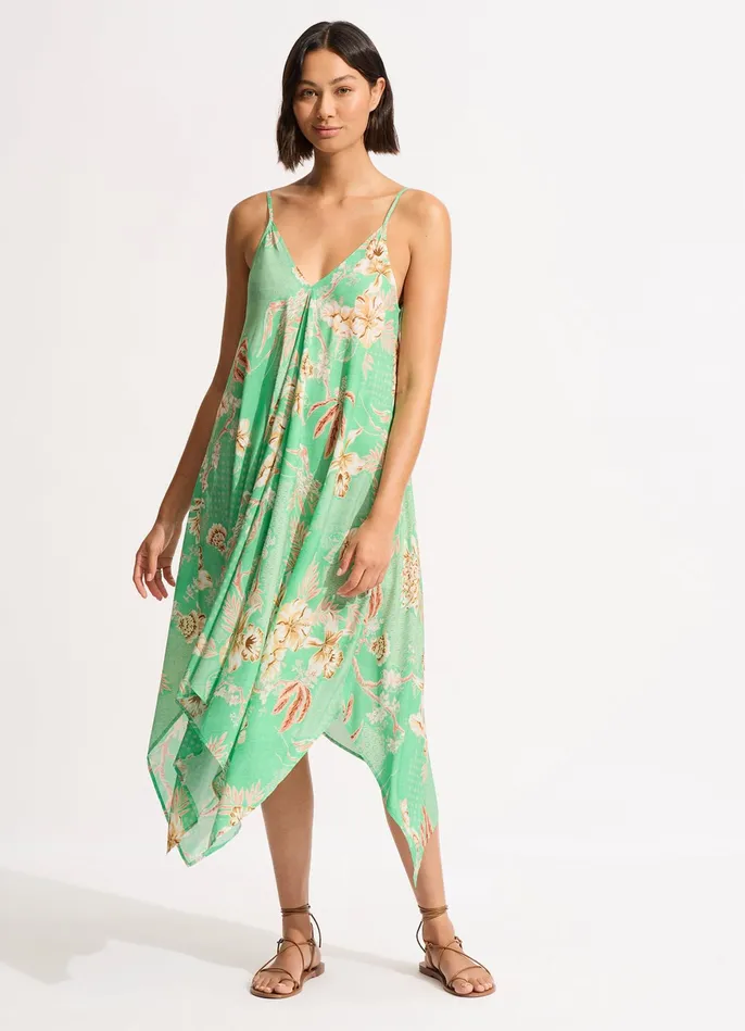 Seafolly Eden Scarf Dress 8211 Mint Women Beach Dresses