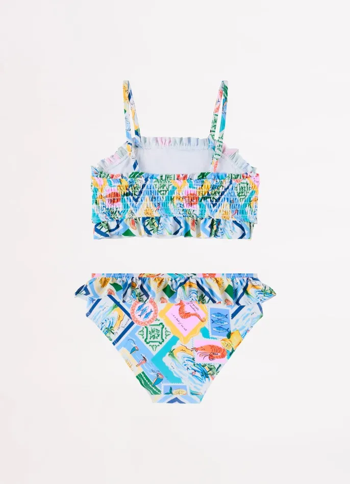 Seafolly Isle Of Capri Girls Shirred Bikini 8211 Capri Girls Toddler and Girls Bikinis Seafolly Isle Of Capri Girls Shirred Bikini 8211 Capri Girls Toddler and Girls Bikinis