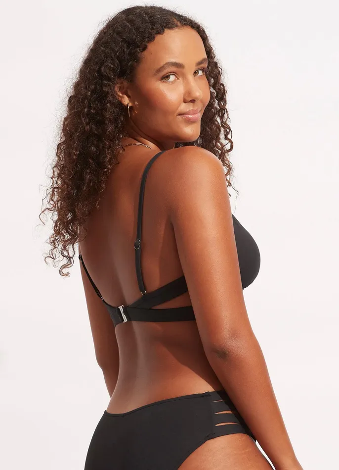Seafolly Seafolly Collective Hybrid Bralette 8211 Black Women Bralette