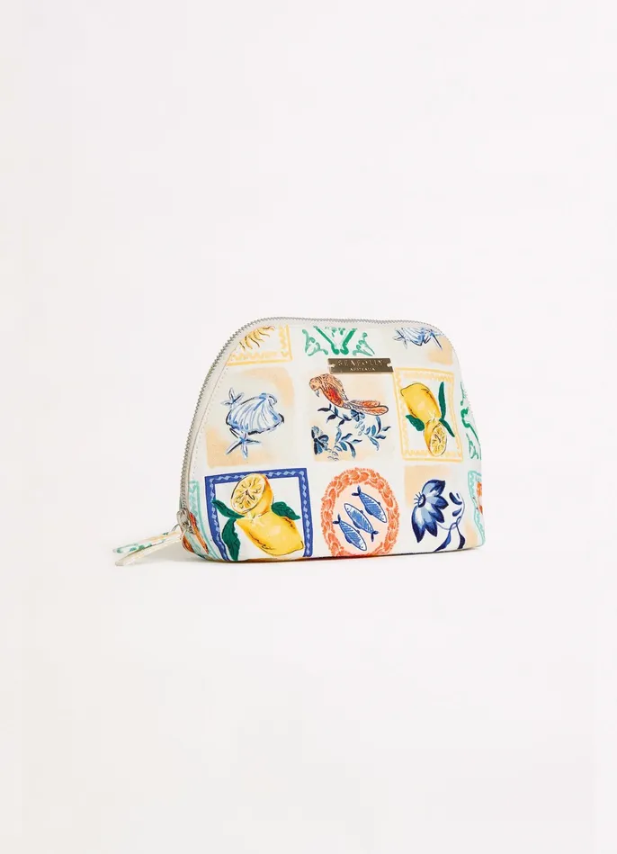 Seafolly Wish You Were Here Pouch Bag 8211 Atoll Blue Women Beach Bags Seafolly Wish You Were Here Pouch Bag 8211 Atoll Blue Women Beach Bags