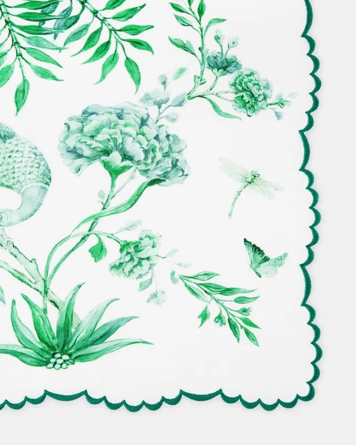 Secret Garden Placemat Green Women Aquazzura Table Linens