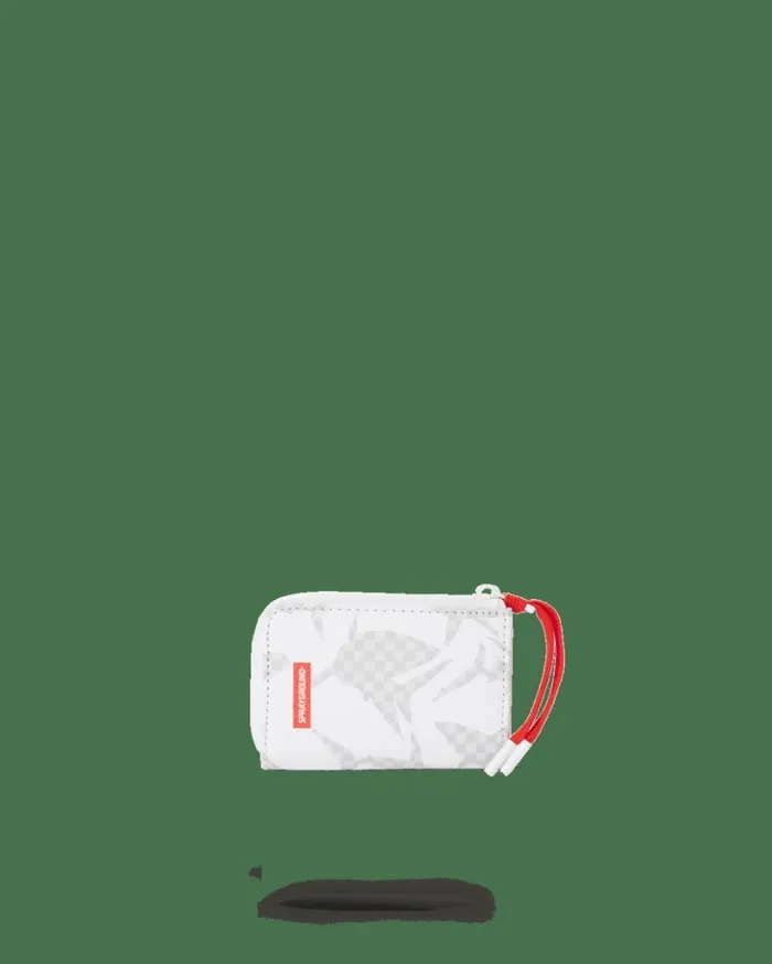 SHARK CHECK WHITE WALLET Bags SPRAYGROUND