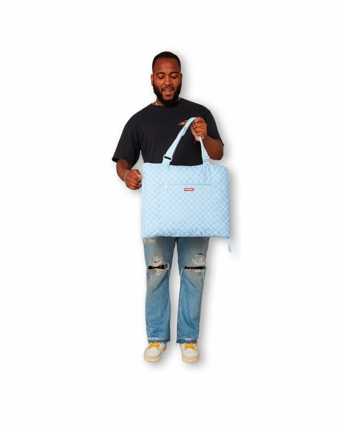 SHARK ISLAND PACKABLE BEACH MAT BLANKET WATER RESISTANT CONVERTIBLE TOTE Bags SPRAYGROUND
