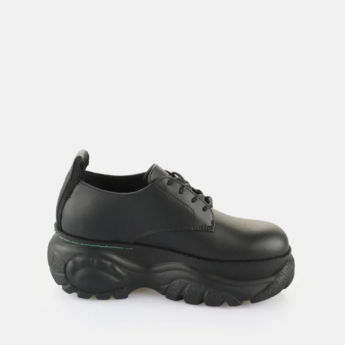Shift08M990 8211 Vegan Corn Based Nappa 8211 Black Black Buffalo LaceUps and Loafer Shift08M990 8211 Vegan Corn Based Nappa 8211 Black Black Buffalo LaceUps and Loafer