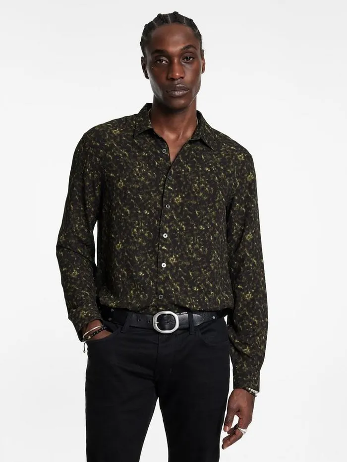 Shirts Men John Varvatos TARA SHIRT Lichen Green