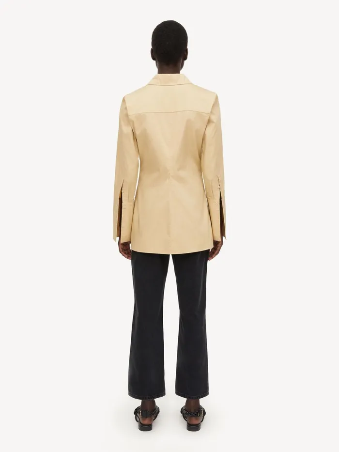 Shirts Women By Malene Birger Padano Organic Cotton Shirt Dark Sand