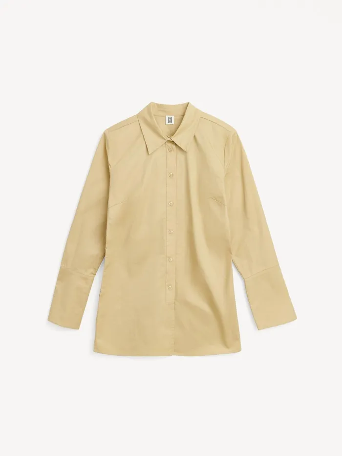 Shirts Women By Malene Birger Padano Organic Cotton Shirt Dark Sand