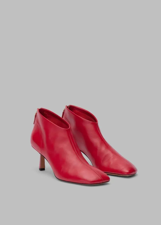 Shoes Women The Frankie Shop 31 Phillip Lim ID Glove Bootie 8211 Lipstick Red