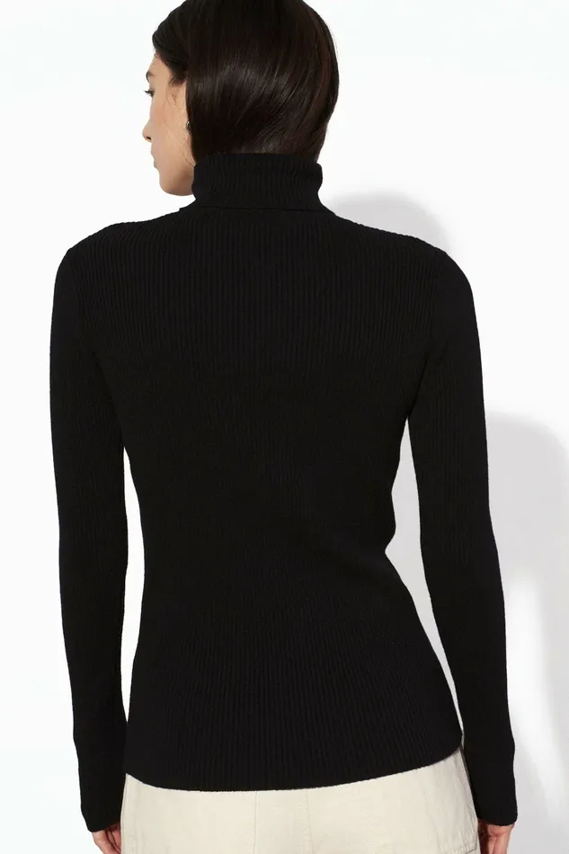 Shop Core Collection Mara Hoffman Lori Sweater Black Shop Core Collection Mara Hoffman Lori Sweater Black