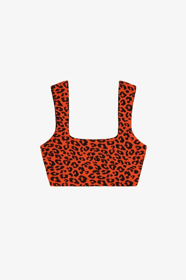 Shop Extended Sizes Mara Hoffman Extended Raina Bikini Top Red