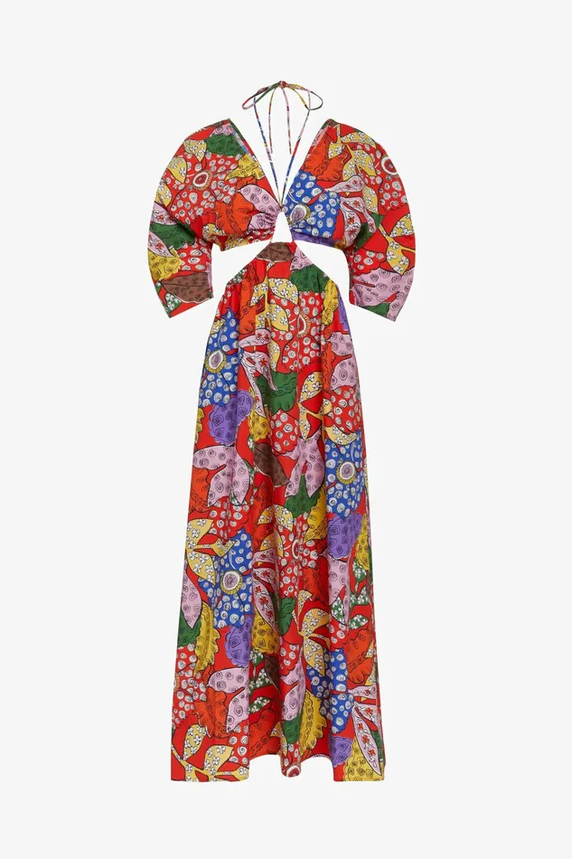 Shop Extended Sizes Mara Hoffman Extended Shaina Dress Red