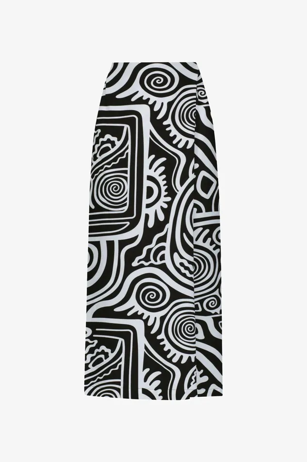 Shop Extended Sizes Mara Hoffman Extended Sunja Skirt Black