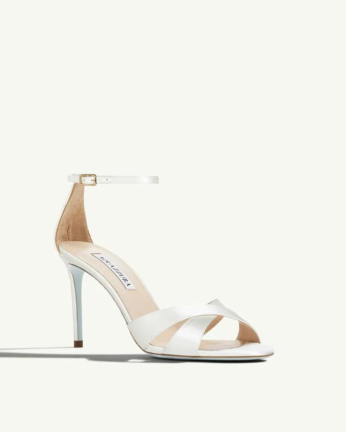 So Divine Sandal 85 White Women Aquazzura Bridal