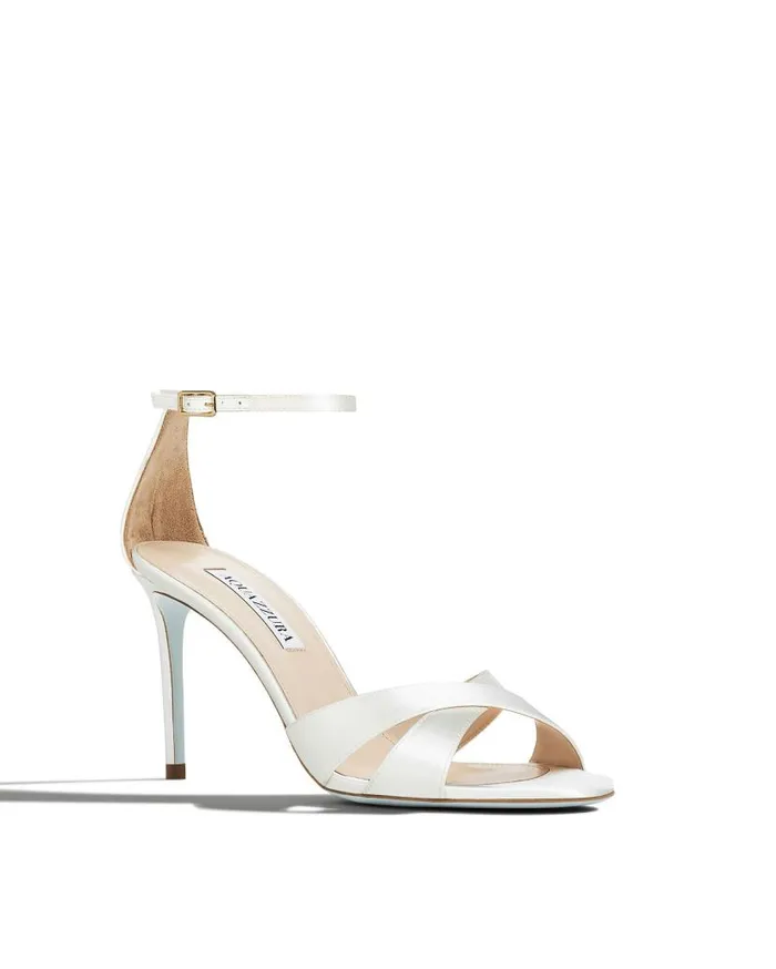So Divine Sandal 85 White Women Aquazzura Bridal So Divine Sandal 85 White Women Aquazzura Bridal