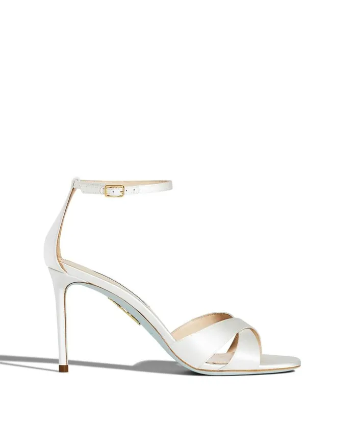 So Divine Sandal 85 White Women Aquazzura Bridal So Divine Sandal 85 White Women Aquazzura Bridal