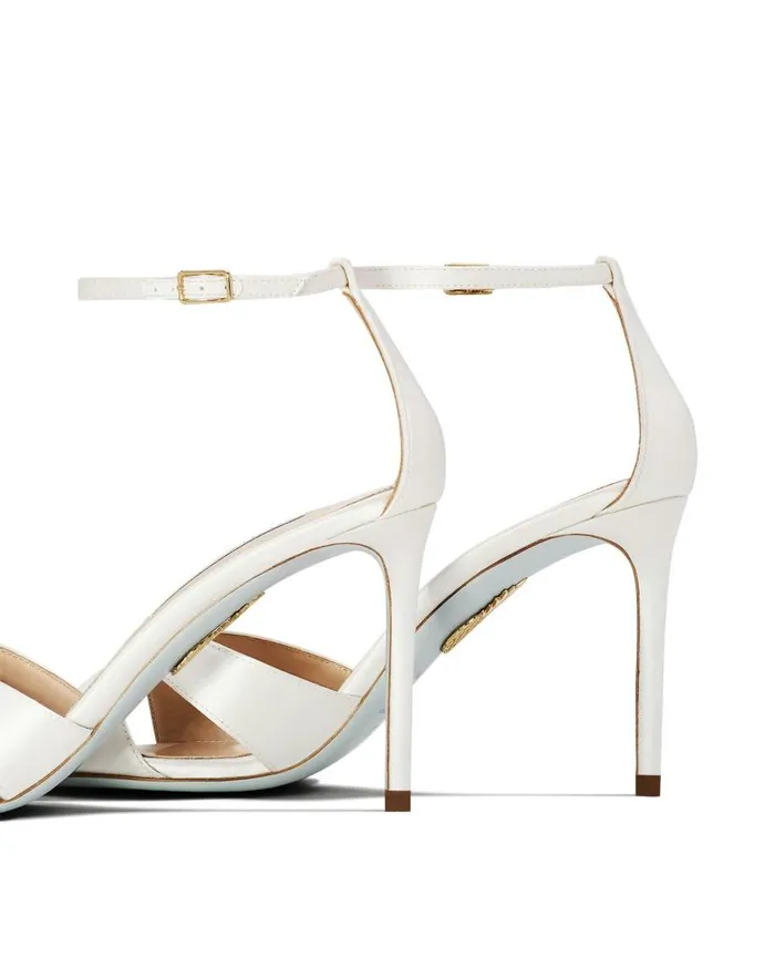 So Divine Sandal 85 White Women Aquazzura Bridal So Divine Sandal 85 White Women Aquazzura Bridal