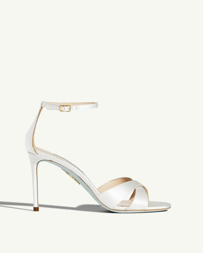 So Divine Sandal 85 White Women Aquazzura Bridal So Divine Sandal 85 White Women Aquazzura Bridal