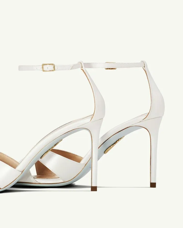 So Divine Sandal 85 White Women Aquazzura Bridal So Divine Sandal 85 White Women Aquazzura Bridal
