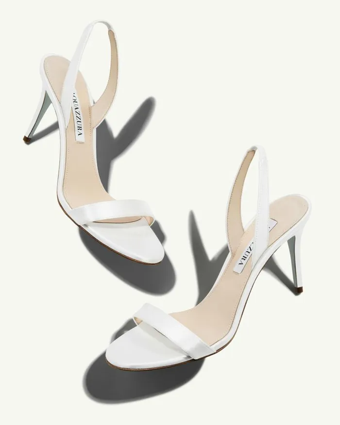 So Nude Sandal 85 White Women Aquazzura Sandals So Nude Sandal 85 White Women Aquazzura Sandals