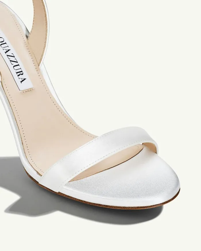 So Nude Sandal 85 White Women Aquazzura Sandals So Nude Sandal 85 White Women Aquazzura Sandals