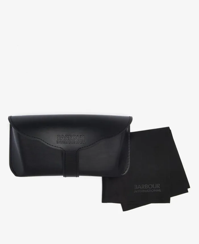 Soft Squared Sunglasses Classic Black Men Barbour Sunglasses