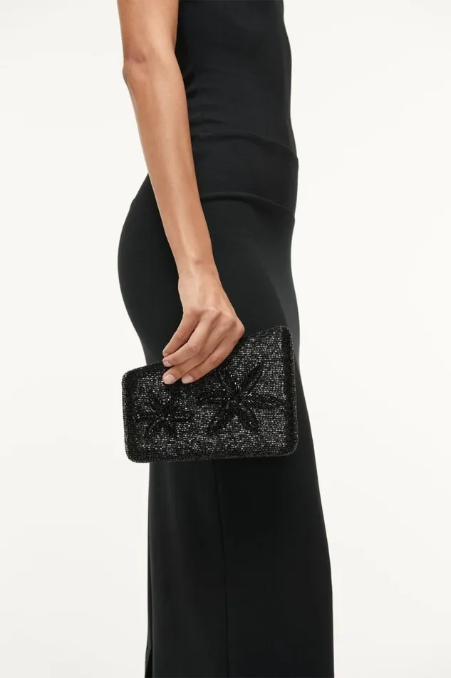 STAUD Beaded Women STAUD CARMELLA BEADED CLUTCH BLACK STARFISH STAUD Beaded Women STAUD CARMELLA BEADED CLUTCH BLACK STARFISH
