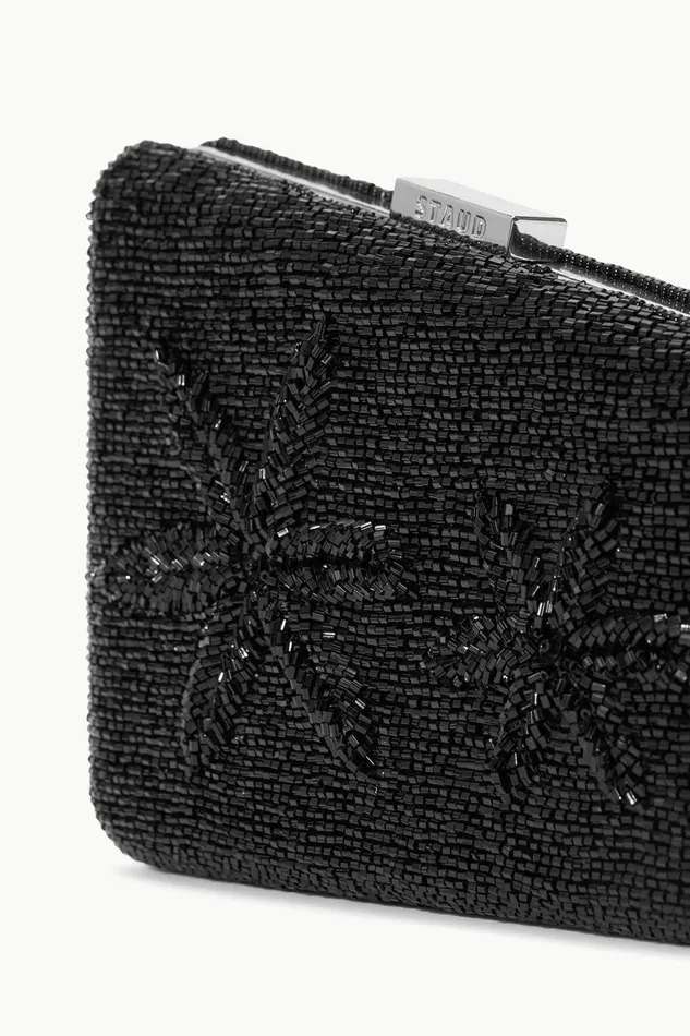 STAUD Beaded Women STAUD CARMELLA BEADED CLUTCH BLACK STARFISH STAUD Beaded Women STAUD CARMELLA BEADED CLUTCH BLACK STARFISH