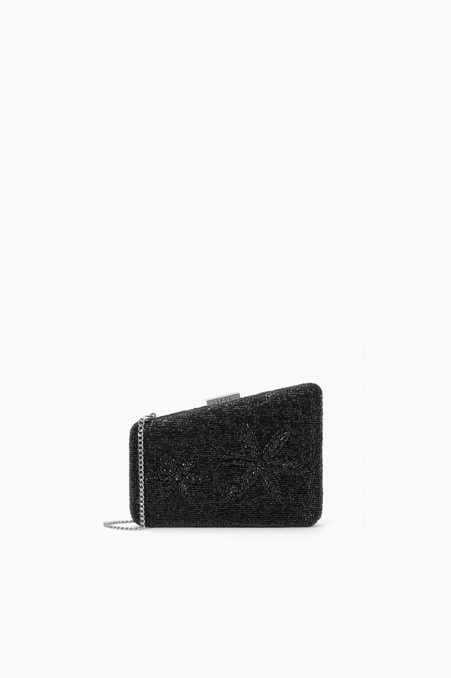 STAUD Beaded Women STAUD CARMELLA BEADED CLUTCH BLACK STARFISH STAUD Beaded Women STAUD CARMELLA BEADED CLUTCH BLACK STARFISH