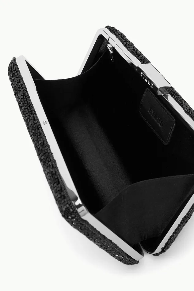 STAUD Beaded Women STAUD CARMELLA BEADED CLUTCH BLACK STARFISH STAUD Beaded Women STAUD CARMELLA BEADED CLUTCH BLACK STARFISH