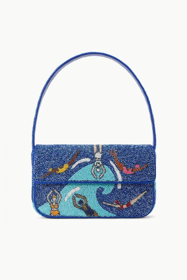 STAUD Beaded Women STAUD TOMMY BAG SWIMMERS