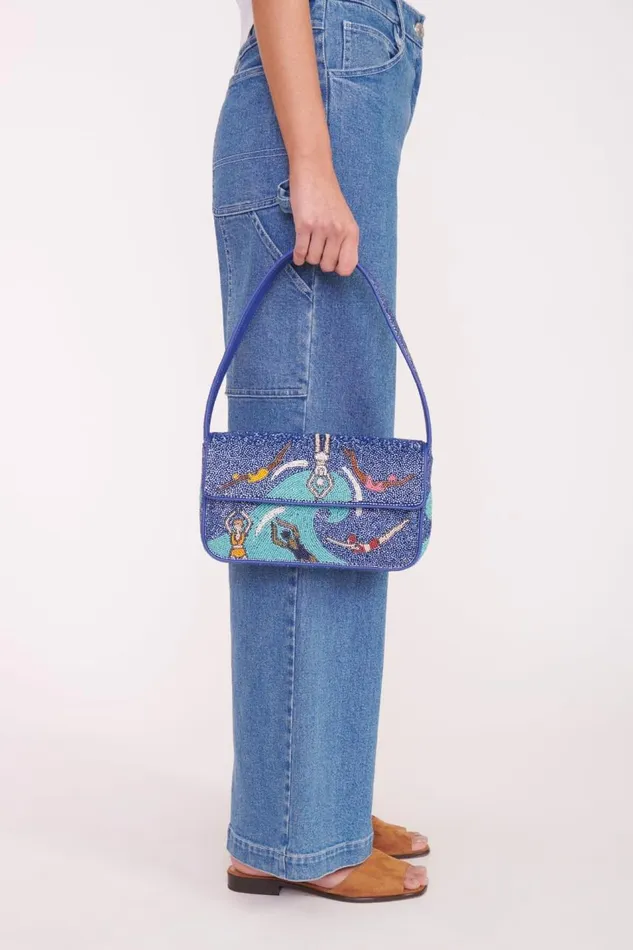 STAUD Beaded Women STAUD TOMMY BAG SWIMMERS STAUD Beaded Women STAUD TOMMY BAG SWIMMERS