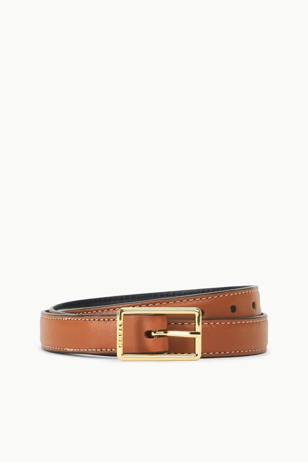 STAUD Belts Women STAUD CLASSIC WIDE BELT TAN