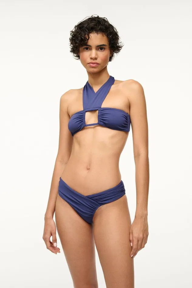 STAUD Bikinis Women STAUD INNES BIKINI TOP NAVY