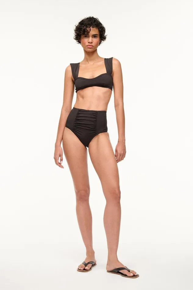STAUD Bikinis Women STAUD MELROSE BIKINI TOP BLACK STAUD Bikinis Women STAUD MELROSE BIKINI TOP BLACK