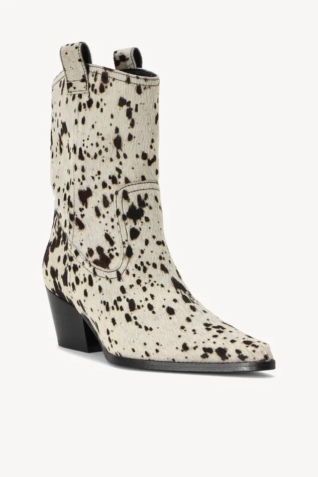 STAUD Boots Women STAUD JUNE BOOT BLACK WHITE HAIRCALF STAUD Boots Women STAUD JUNE BOOT BLACK WHITE HAIRCALF