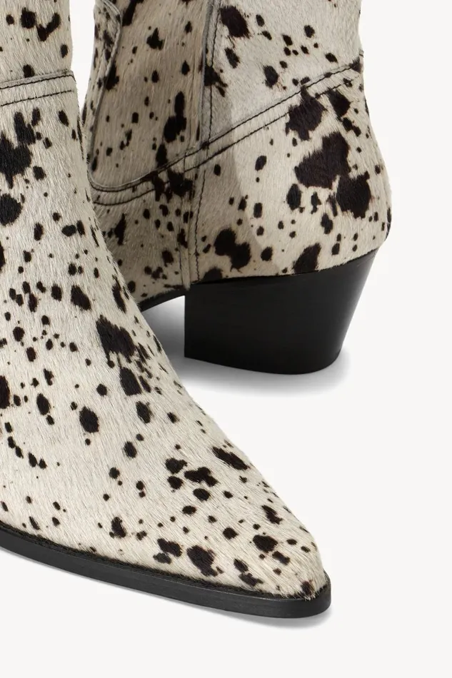 STAUD Boots Women STAUD JUNE BOOT BLACK WHITE HAIRCALF STAUD Boots Women STAUD JUNE BOOT BLACK WHITE HAIRCALF
