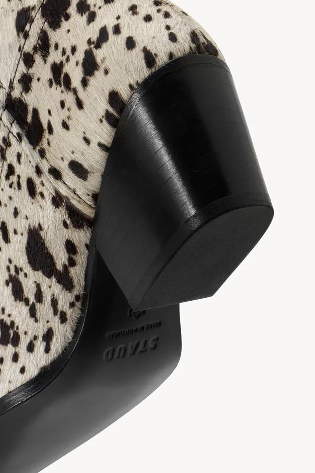 STAUD Boots Women STAUD JUNE BOOT BLACK WHITE HAIRCALF STAUD Boots Women STAUD JUNE BOOT BLACK WHITE HAIRCALF