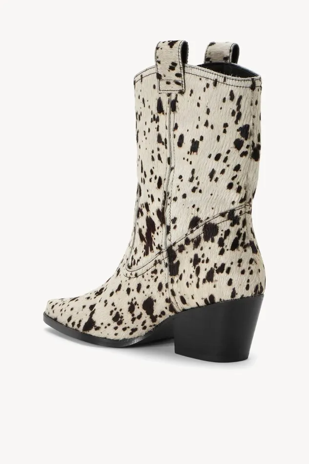 STAUD Boots Women STAUD JUNE BOOT BLACK WHITE HAIRCALF STAUD Boots Women STAUD JUNE BOOT BLACK WHITE HAIRCALF