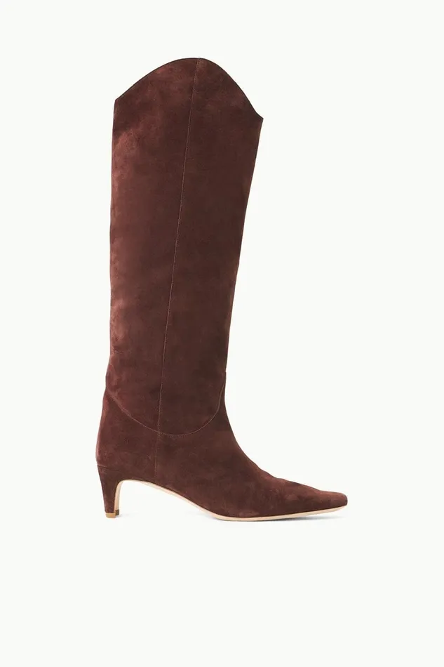 STAUD Boots Women STAUD WESTERN WALLY BOOT MAHOGANY