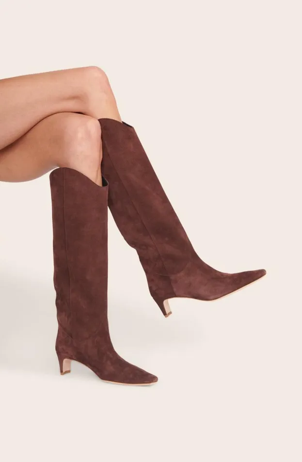 STAUD Boots Women STAUD WESTERN WALLY BOOT MAHOGANY STAUD Boots Women STAUD WESTERN WALLY BOOT MAHOGANY