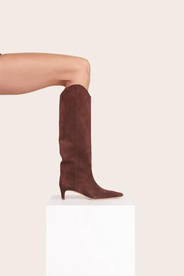 STAUD Boots Women STAUD WESTERN WALLY BOOT MAHOGANY STAUD Boots Women STAUD WESTERN WALLY BOOT MAHOGANY