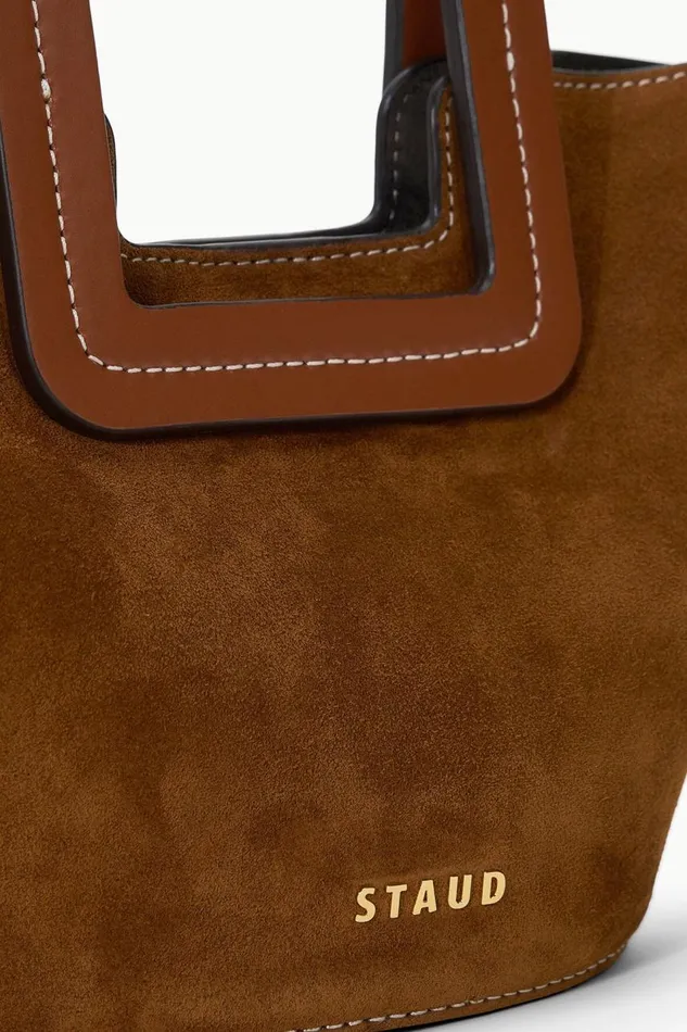 STAUD Bucket Women STAUD SHIRLEY MINI BUCKET BAG TAN STAUD Bucket Women STAUD SHIRLEY MINI BUCKET BAG TAN