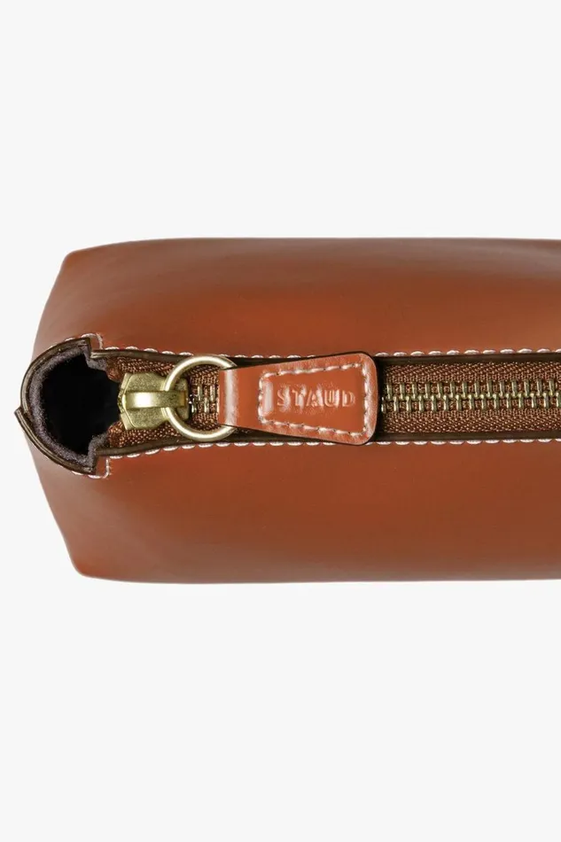 STAUD Crossbody Women STAUD MINI SHIRLEY LEATHER BAG SADDLE STAUD Crossbody Women STAUD MINI SHIRLEY LEATHER BAG SADDLE