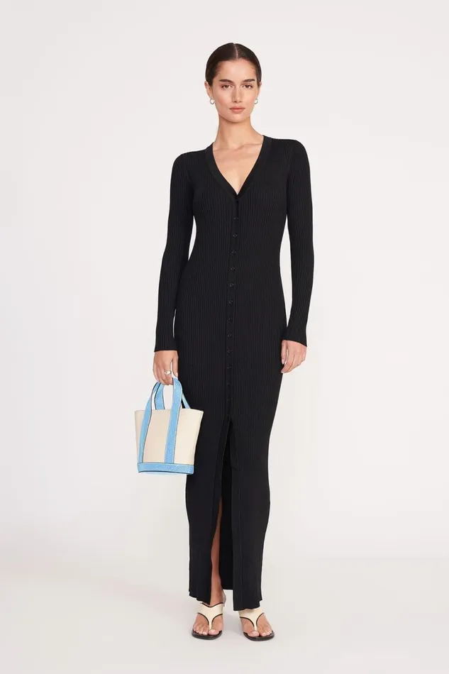 STAUD Custom Handbags Women STAUD CUSTOM MONOGRAM ALLORA MINI TOTE CREAM STAUD BLUE STAUD Custom Handbags Women STAUD CUSTOM MONOGRAM ALLORA MINI TOTE CREAM STAUD BLUE