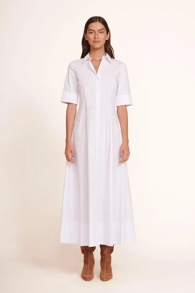 STAUD Dresses Women STAUD JOAN MAXI DRESS WHITE
