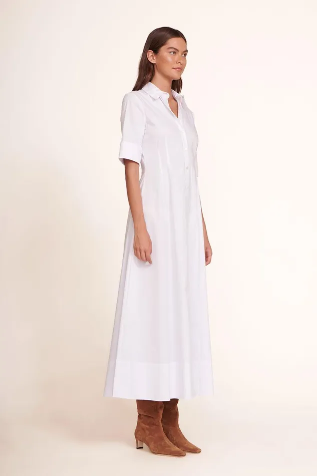STAUD Dresses Women STAUD JOAN MAXI DRESS WHITE STAUD Dresses Women STAUD JOAN MAXI DRESS WHITE