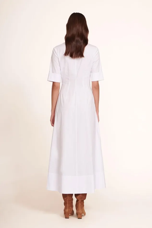 STAUD Dresses Women STAUD JOAN MAXI DRESS WHITE STAUD Dresses Women STAUD JOAN MAXI DRESS WHITE